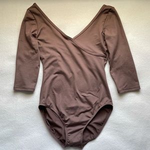 Brown Danskin Leotard Size M